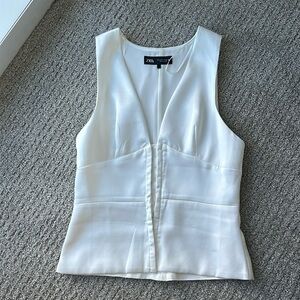 Zara Sleeveless Satin Top